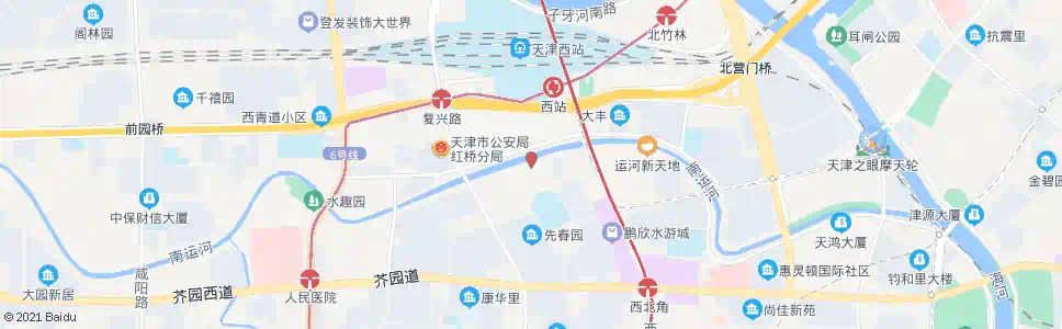 天津世春里_公交站地图_天津公交_妙搜公交查询2025