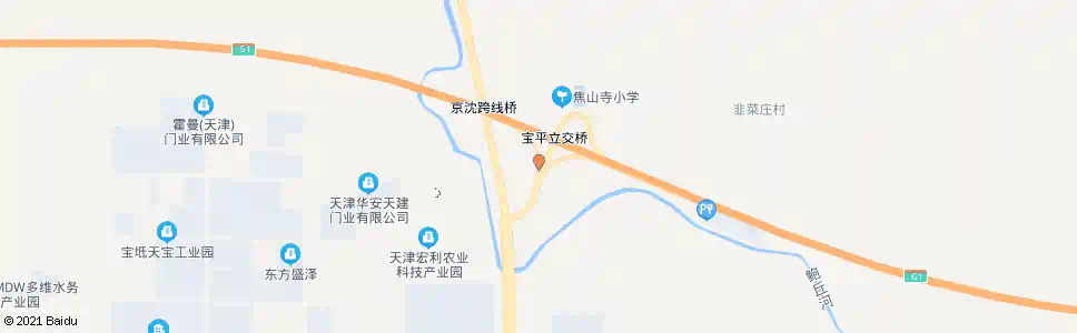 天津宝平立交桥_公交站地图_天津公交_妙搜公交查询2025