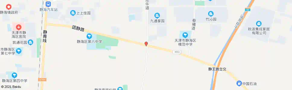 天津旭华道口_公交站地图_天津公交_妙搜公交查询2025