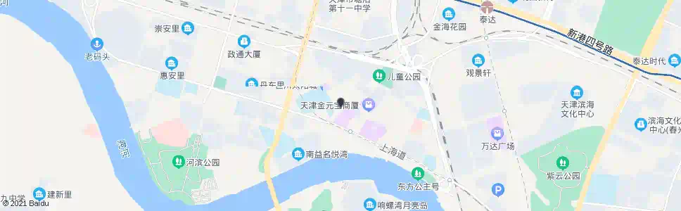 天津塘沽中心站_公交站地图_天津公交_妙搜公交查询2025