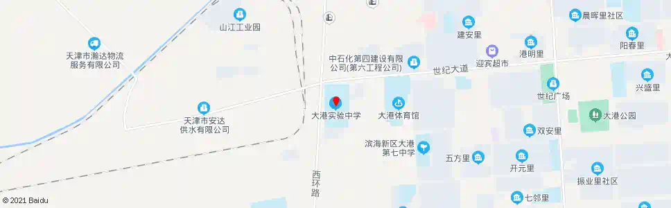 天津大港实验中学_公交站地图_天津公交_妙搜公交查询2025