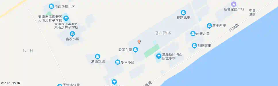 天津爱国东里_公交站地图_天津公交_妙搜公交查询2025