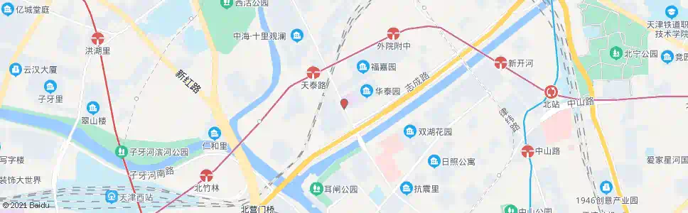 天津安定里_公交站地图_天津公交_妙搜公交查询2025