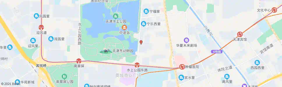 天津杏园里_公交站地图_天津公交_妙搜公交查询2025