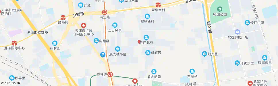 天津晨光道_公交站地图_天津公交_妙搜公交查询2025