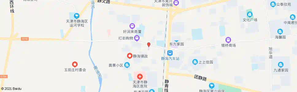 天津静海商场_公交站地图_天津公交_妙搜公交查询2025