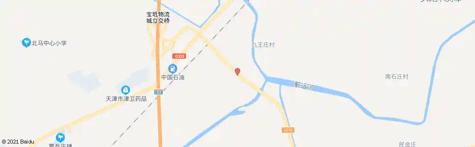 天津九王庄_公交站地图_天津公交_妙搜公交查询2025