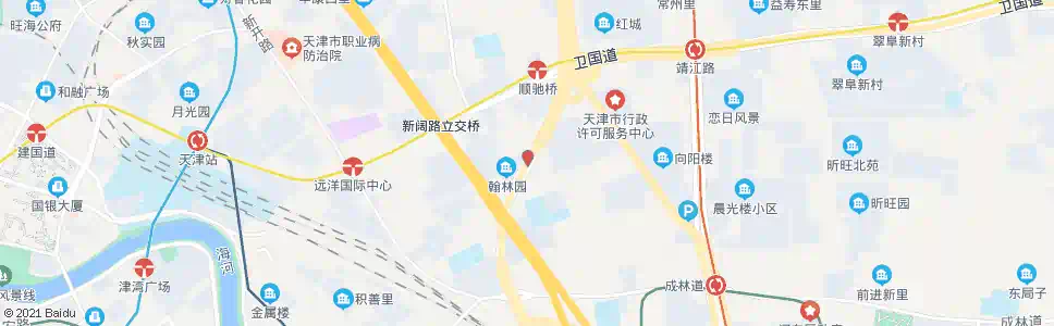 天津长征路_公交站地图_天津公交_妙搜公交查询2025