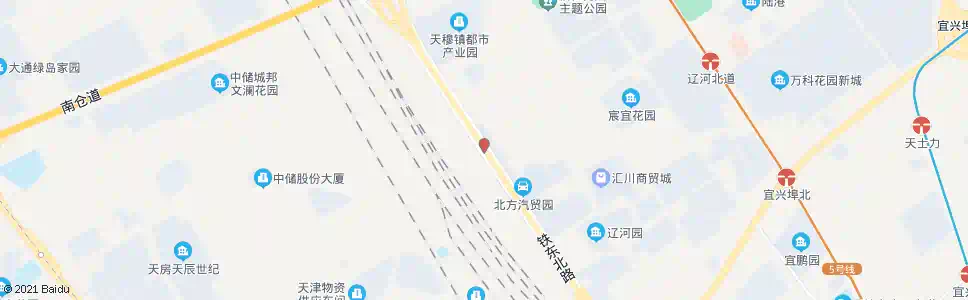 天津汾河南道_公交站地图_天津公交_妙搜公交查询2025