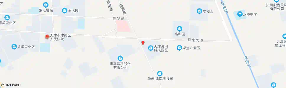 天津海河科技园管委会_公交站地图_天津公交_妙搜公交查询2025