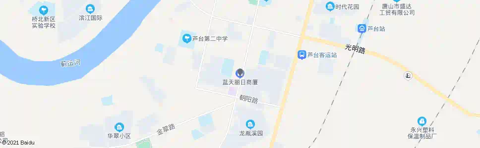 天津蓝天丽日商厦(幸福商业广场)_公交站地图_天津公交_妙搜公交查询2025