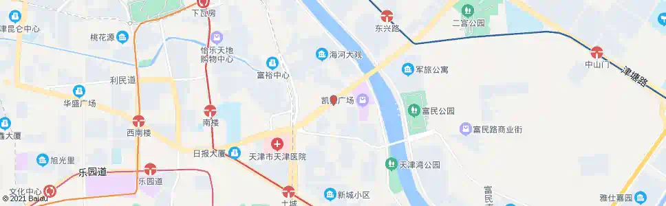 天津光华桥_公交站地图_天津公交_妙搜公交查询2025
