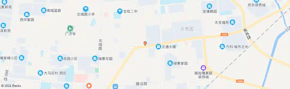 天津宝坻交警支队_公交站地图_天津公交_妙搜公交查询2025