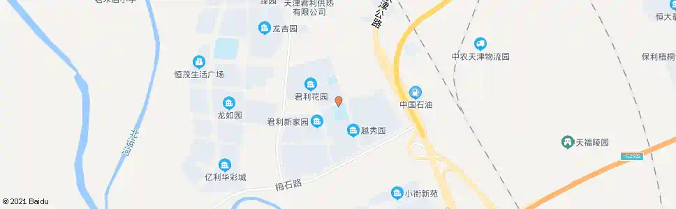 天津越秀园小学_公交站地图_天津公交_妙搜公交查询2025