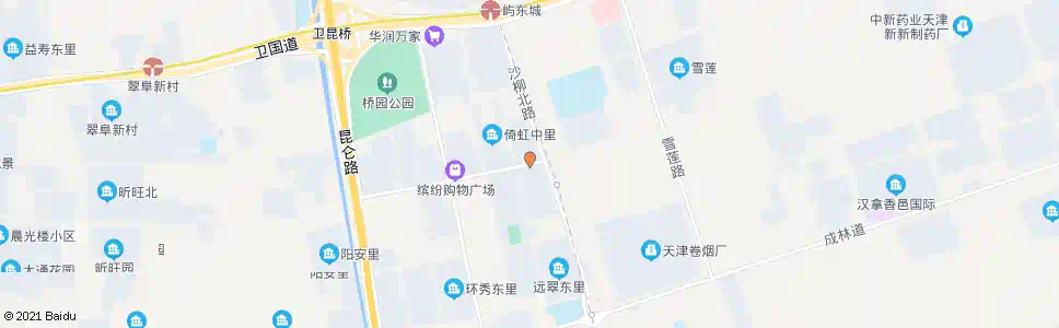 天津冠云东里_公交站地图_天津公交_妙搜公交查询2025