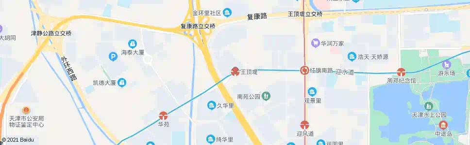 天津王顶堤_公交站地图_天津公交_妙搜公交查询2025