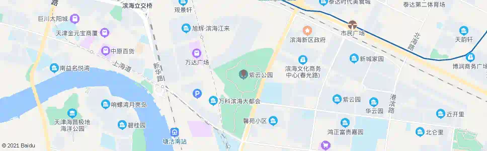 天津紫云公园_公交站地图_天津公交_妙搜公交查询2025