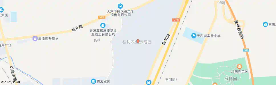 天津君利农业示范园_公交站地图_天津公交_妙搜公交查询2025