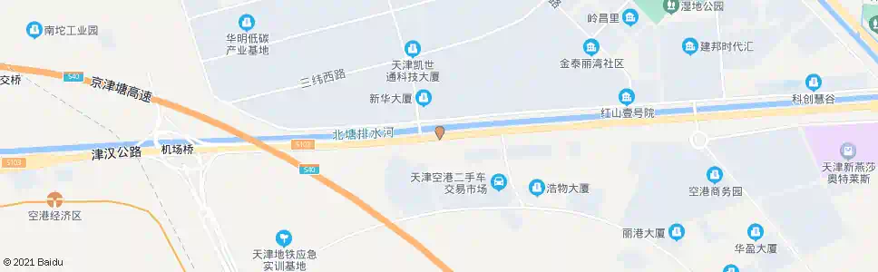 天津eod总部港_公交站地图_天津公交_妙搜公交查询2025