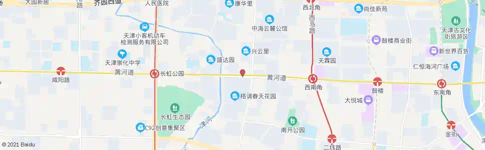 天津广开四马路地铁站_公交站地图_天津公交_妙搜公交查询2025