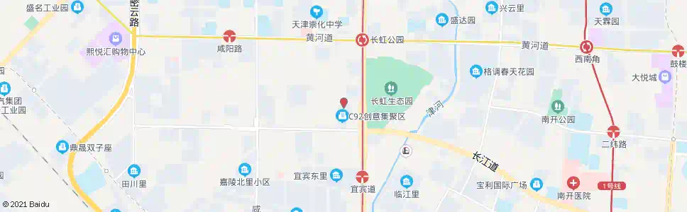 天津创意产业园_公交站地图_天津公交_妙搜公交查询2025