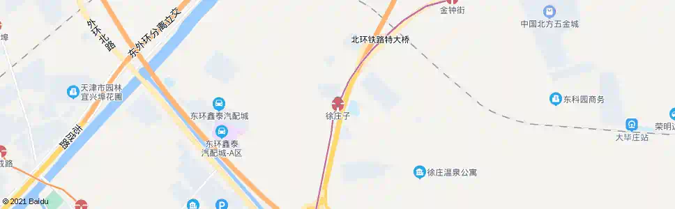天津徐庄子牌坊_公交站地图_天津公交_妙搜公交查询2025