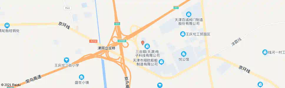 天津同兴仓库_公交站地图_天津公交_妙搜公交查询2025