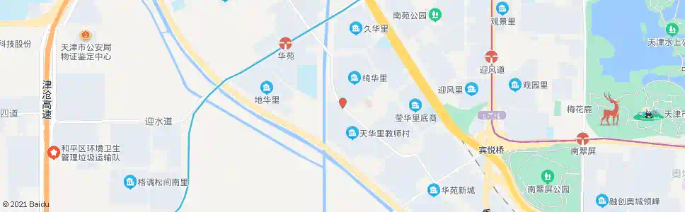 天津华苑雅士道_公交站地图_天津公交_妙搜公交查询2025