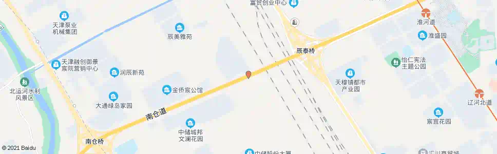 天津辰泰桥_公交站地图_天津公交_妙搜公交查询2025