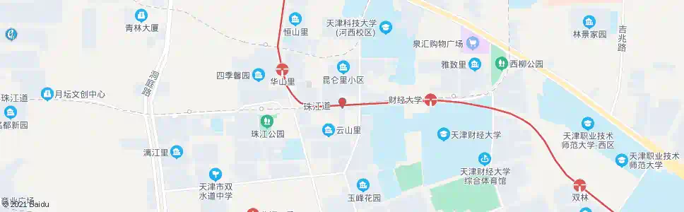 天津泰山里_公交站地图_天津公交_妙搜公交查询2025