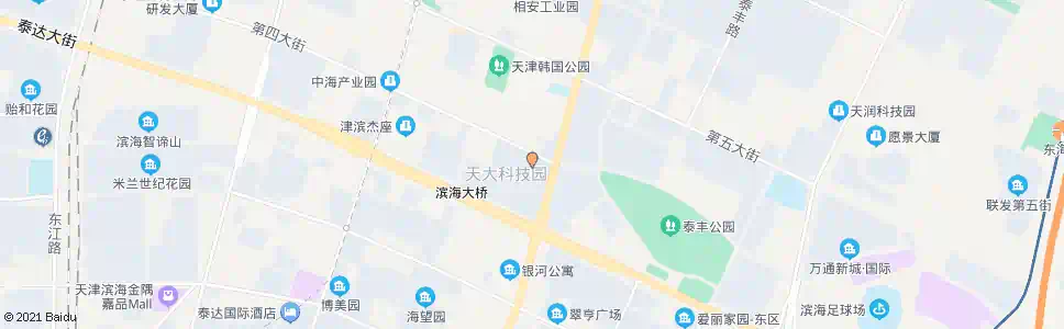 天津天大科技园_公交站地图_天津公交_妙搜公交查询2025