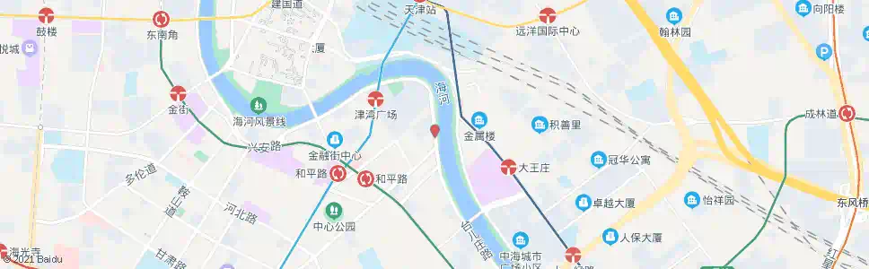 天津台儿庄路津湾广场_公交站地图_天津公交_妙搜公交查询2025