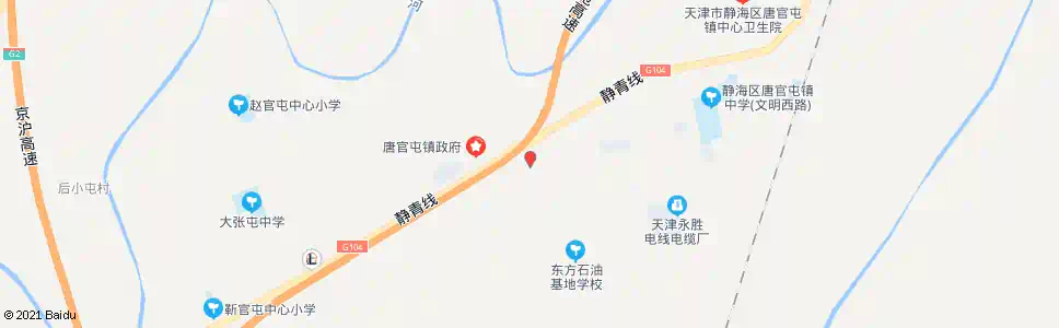 天津中油集团东方公司唐官屯基地_公交站地图_天津公交_妙搜公交查询2025