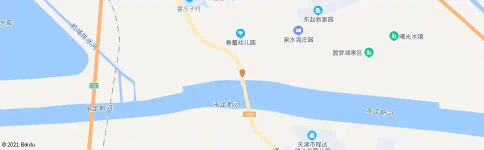 天津霍庄大桥南_公交站地图_天津公交_妙搜公交查询2025