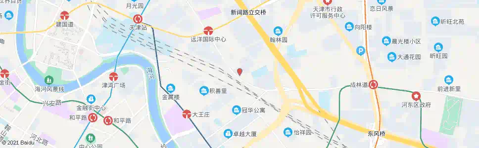 天津华北医院_公交站地图_天津公交_妙搜公交查询2025