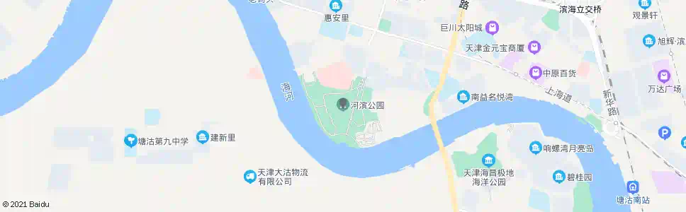 天津河滨公园_公交站地图_天津公交_妙搜公交查询2025