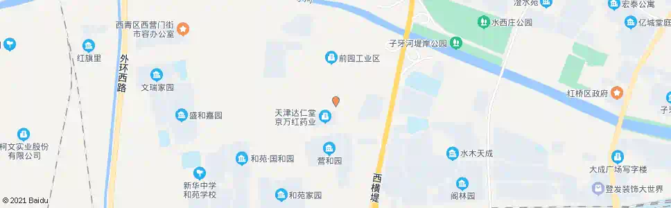 天津营瑞路大明道_公交站地图_天津公交_妙搜公交查询2025