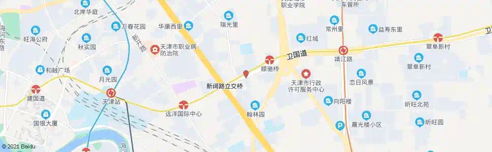 天津复兴庄_公交站地图_天津公交_妙搜公交查询2025