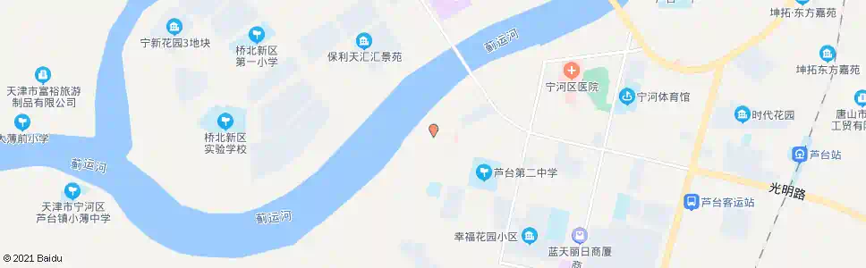 天津沿河路建设五道_公交站地图_天津公交_妙搜公交查询2025