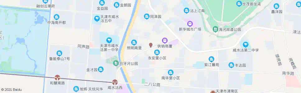 天津津南图书馆_公交站地图_天津公交_妙搜公交查询2025