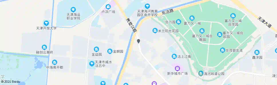 天津米兰花园_公交站地图_天津公交_妙搜公交查询2025