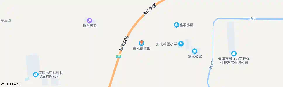 天津嘉禾丽水园_公交站地图_天津公交_妙搜公交查询2025