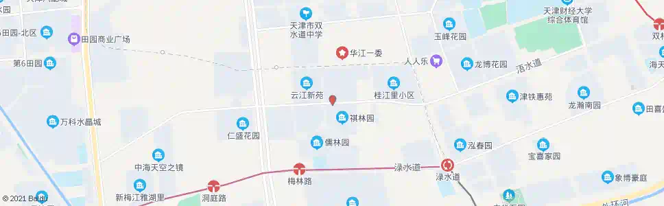 天津怡林园_公交站地图_天津公交_妙搜公交查询2025