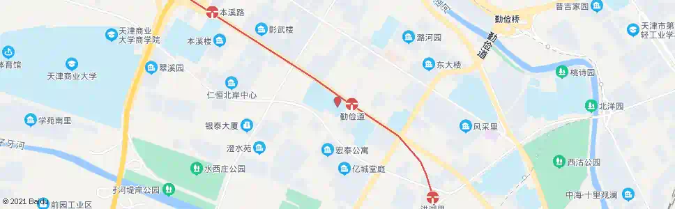 天津职教中心_公交站地图_天津公交_妙搜公交查询2025