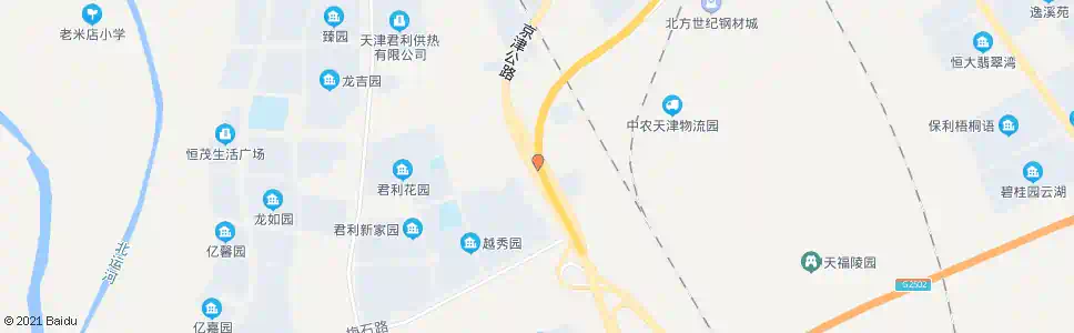 天津南北辛庄_公交站地图_天津公交_妙搜公交查询2025