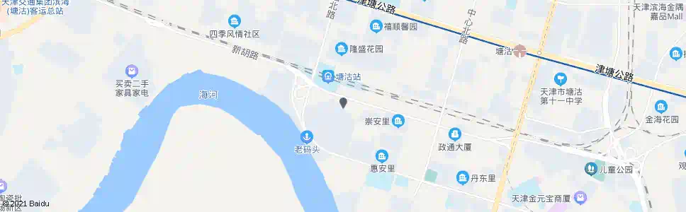 天津塘沽火车站公交_公交站地图_天津公交_妙搜公交查询2025
