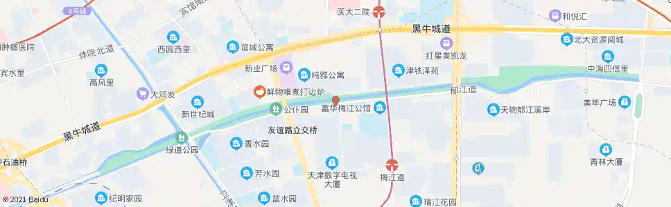 天津九连山路_公交站地图_天津公交_妙搜公交查询2025