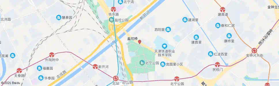天津盐坨桥_公交站地图_天津公交_妙搜公交查询2025