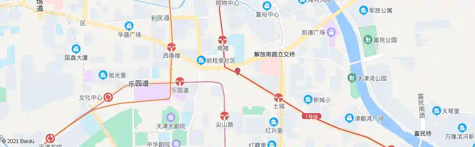 天津大沽南路日报大厦_公交站地图_天津公交_妙搜公交查询2025