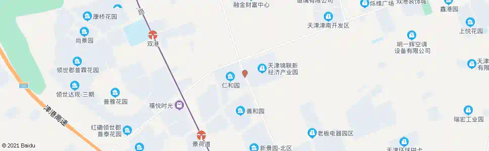 天津仁和园_公交站地图_天津公交_妙搜公交查询2025